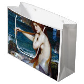 Grand Sac Cadeau Mermaid, John William Waterhouse (Devant Angle)
