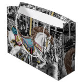 Grand Sac Cadeau Merry Go Round Carousel (Dos Angle)