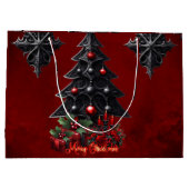 Grand Sac Cadeau merveilleux arbre gothique de noël (Dos)