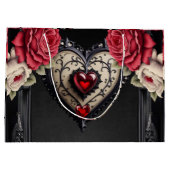 Grand Sac Cadeau Merveilleux coeur gothique généreux. (Dos)