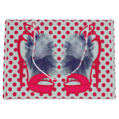 Grand Sac Cadeau Mes chaussures rouges préférées (Devant)