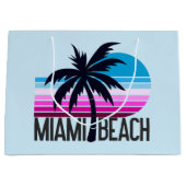 Grand Sac Cadeau Miami Beach (Devant)