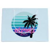 Grand Sac Cadeau Miami Beach (Devant)