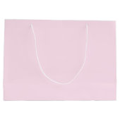 Grand Sac Cadeau Miami Beach Bleu et Palmiers roses (Dos)