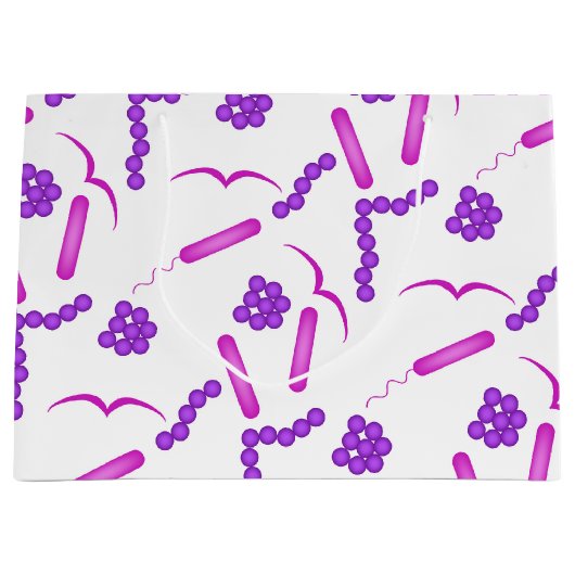 Grand Sac Cadeau Microbiologie (Devant)