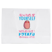 Grand Sac Cadeau Mignonne toujours être toi-même à moins que la pom (Dos)