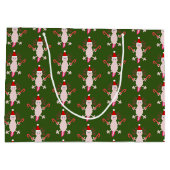 Grand Sac Cadeau Mignons Axolotl de Noël (Dos)