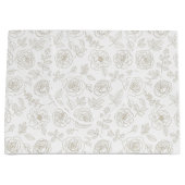 Grand Sac Cadeau Minimal Botanical Line Art Pattern (4) (Devant)