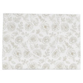 Grand Sac Cadeau Minimal Botanical Line Art Pattern (4) (Dos)