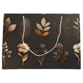 Grand Sac Cadeau Minimalist Premium Shopping Bag