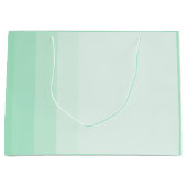 Grand Sac Cadeau Mint Green Moderne Élégant Modèle tendance (Devant)