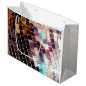 Grand Sac Cadeau Mirror Disco Ball (Devant Angle)