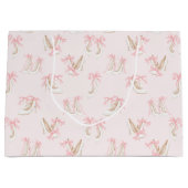Grand Sac Cadeau Modèle de chaussures coquette  (Devant)