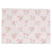 Grand Sac Cadeau Modèle de chaussures coquette  (Dos)