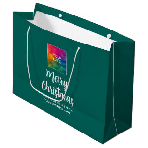 Grand Sac Cadeau Modèle de logo promotionnel personnalisé pour un j
