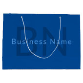 Grand Sac Cadeau Modèle de texte modifiable pour nom monogrammé etc (Dos)