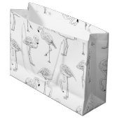 Grand Sac Cadeau Modèle flamant (Devant Angle)