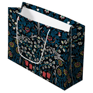 Grand Sac Cadeau Modèle Floral vintage, William Morris Grand Cadeau
