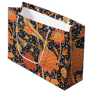 Grand Sac Cadeau Modèle Floral vintage, William Morris Grand Cadeau