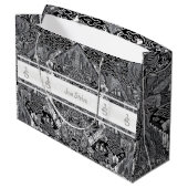 Grand Sac Cadeau Modern BATIK Pattern (Dos Angle)