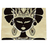 Grand Sac Cadeau Mois de l'histoire des Noirs (Devant)