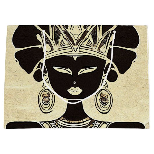 Grand Sac Cadeau Mois de l'histoire des Noirs (Devant)