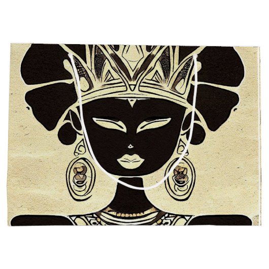 Grand Sac Cadeau Mois de l'histoire des Noirs (Dos)