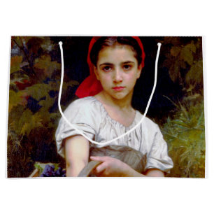 Grand Sac Cadeau Moissonneuse, Bouguereau