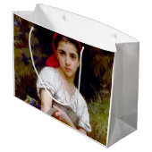 Grand Sac Cadeau Moissonneuse, Bouguereau (Dos Angle)