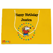 Grand Sac Cadeau Mon anniversaire de Maisy d'ami (Devant)