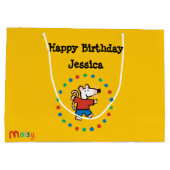 Grand Sac Cadeau Mon anniversaire de Maisy d'ami (Dos)