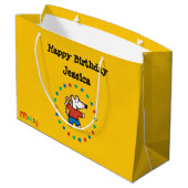 Grand Sac Cadeau Mon anniversaire de Maisy d'ami (Dos Angle)