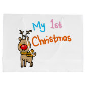 Grand Sac Cadeau mon ęr Noël (renne) (Dos)
