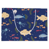 Grand Sac Cadeau Monde sous-marin (Dos)