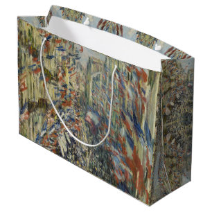 Grand Sac Cadeau Monet 1878 La rue Montorgueil à Paris