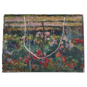 Grand Sac Cadeau Monet 1887 Vintage Peony Garden (Devant)