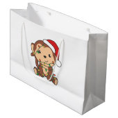 Grand Sac Cadeau Monkeys (Devant Angle)