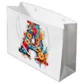 Grand Sac Cadeau Monogramme A Abloom (Dos Angle)