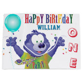 Grand Sac Cadeau Monster Bear Anniversaire de enfant Party (Devant)
