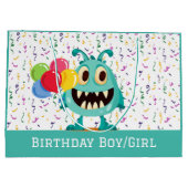 Grand Sac Cadeau Monstre/Dessin/alien (Dos)