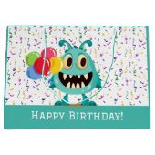 Grand Sac Cadeau Monstre/Dessin/alien (Devant)