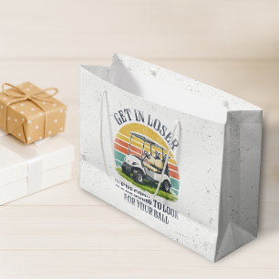 Grand Sac Cadeau Monte dans la voiture, abruti, on va chercher ta b