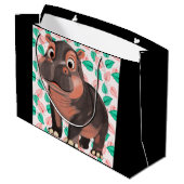 Grand Sac Cadeau Moo Deng Hippo (Dos Angle)