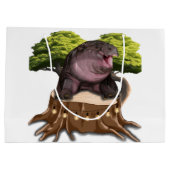 Grand Sac Cadeau Moo Deng Hippopotame (Dos)