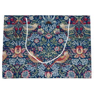 Grand Sac Cadeau Morris - Vintage fraise Thief motif floral