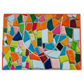 Grand Sac Cadeau Mosaic - (Devant)