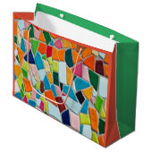 Grand Sac Cadeau Mosaic - (Devant Angle)