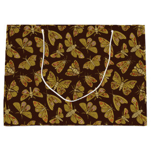 Grand Sac Cadeau Moths rétro des années 1970