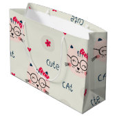 Grand Sac Cadeau Motif (Dos Angle)