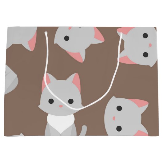 Grand Sac Cadeau Motif (Devant)